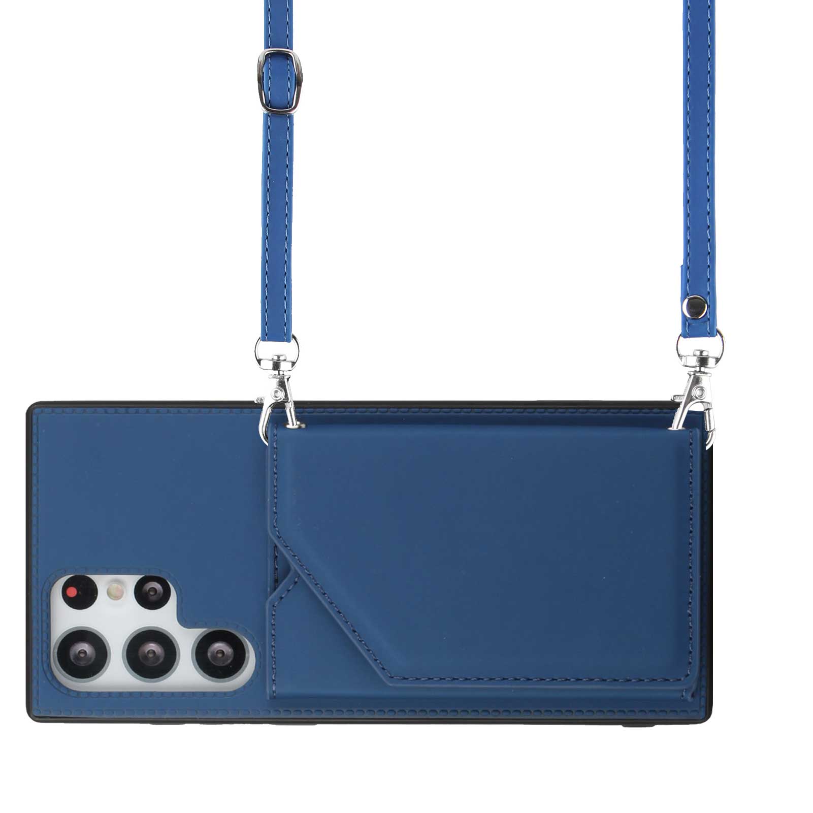 YB-1 Series Phone Cover for Samsung Galaxy S23 Ultra Card Holder Kickstand Skin-touch PU Leather Phone Case Shoulder Bag YB-1 Series Phone Cover for Samsung Galaxy S23 Ultra Card Holder Kickstand Skin-touch PU Leather Phone Case Shoulder Bag